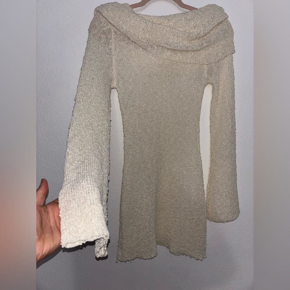Meshki Giselle Off Shoulder Cowl Neck Dress M - Picture 7 of 8